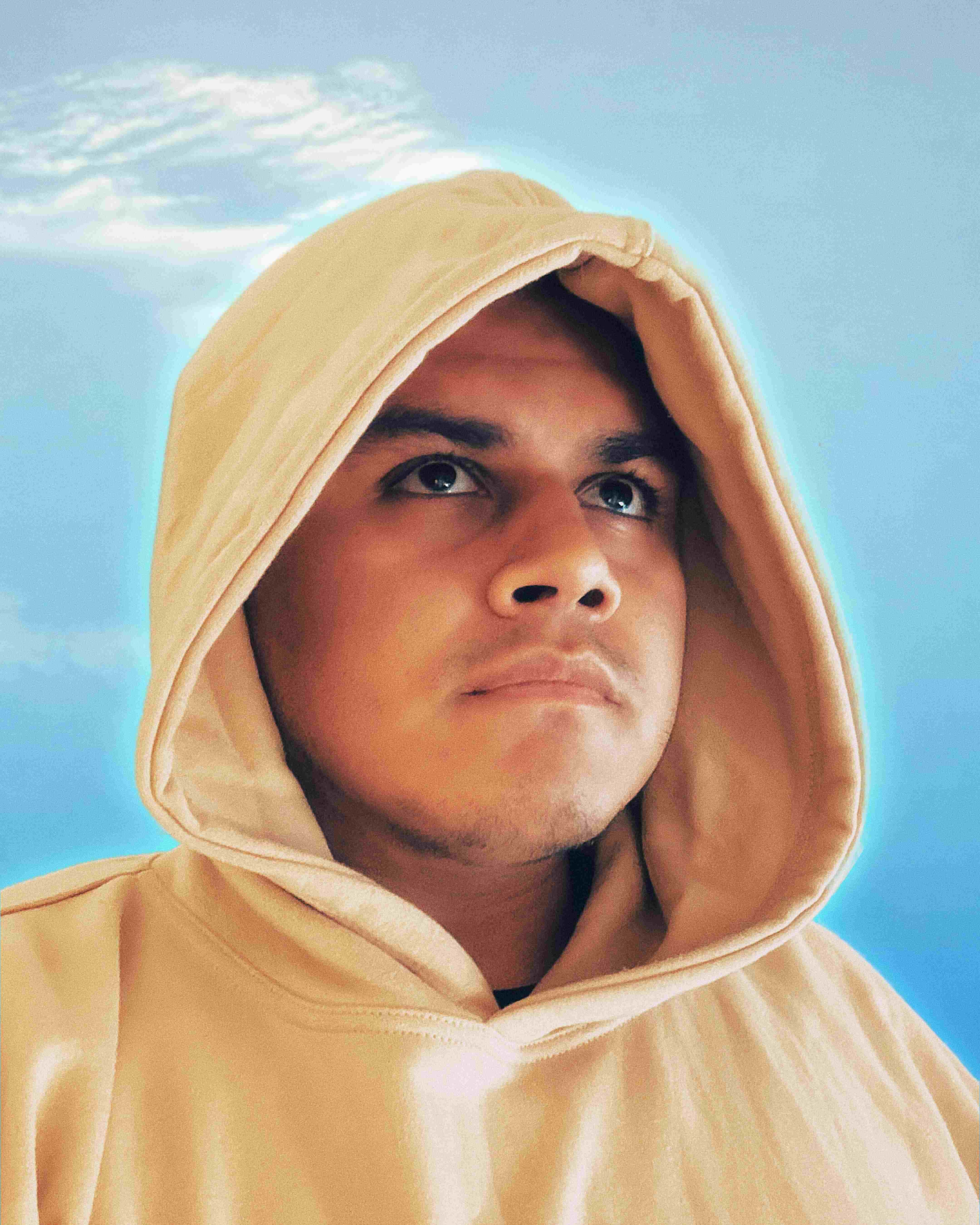 Exclusive Edited Photo of Cesar Lazarus in Forever Vision HOODIE Sample - June 2025